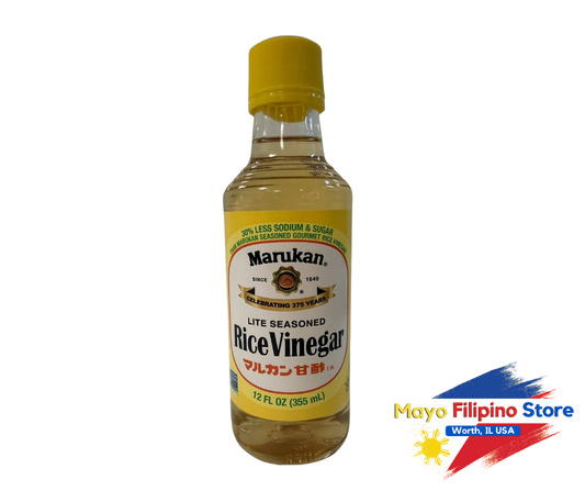 Marukan Rice Vinegar Little Seasoned 355ml