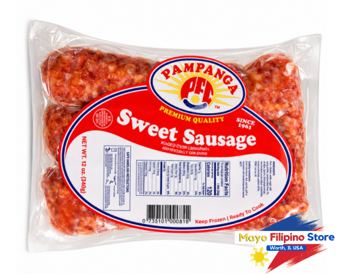 Pampanga Sweet Sausage Pack 12oz