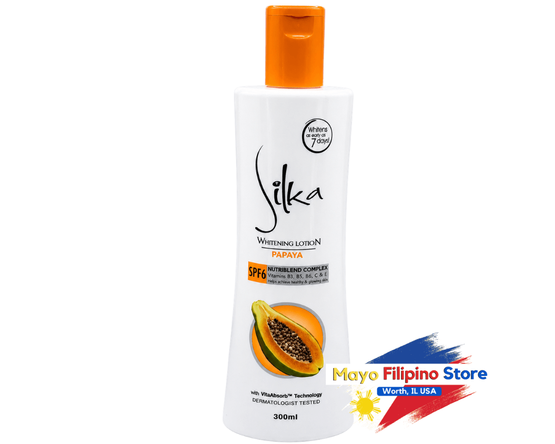 Silka Whitening Lotion Papaya SPF6 300ml
