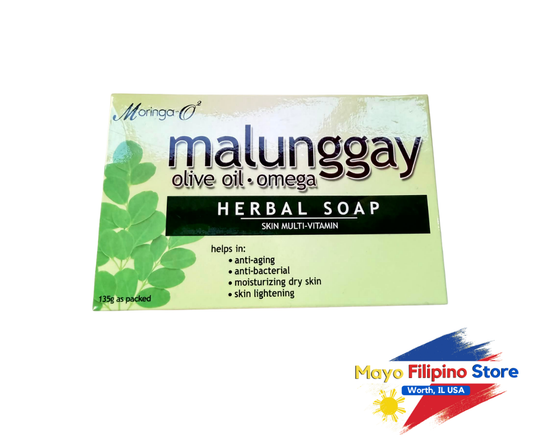 Moringa Malunggay Olive Oil Omega Herbal Soap 135g