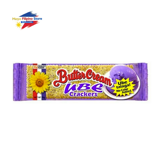 Sunflower Butter Cream Ube Crackers 25g