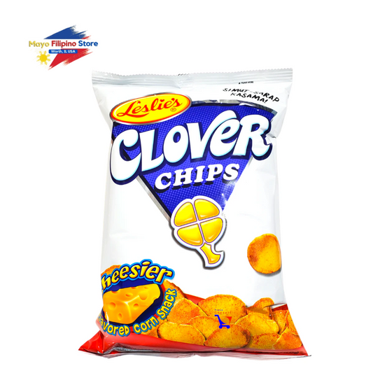 Leslie's Clover Chips Cheesier Flavored Corn Snacks