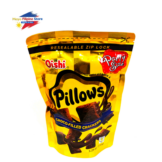 Oishi Pillows Choco-Filled Crackers BIG