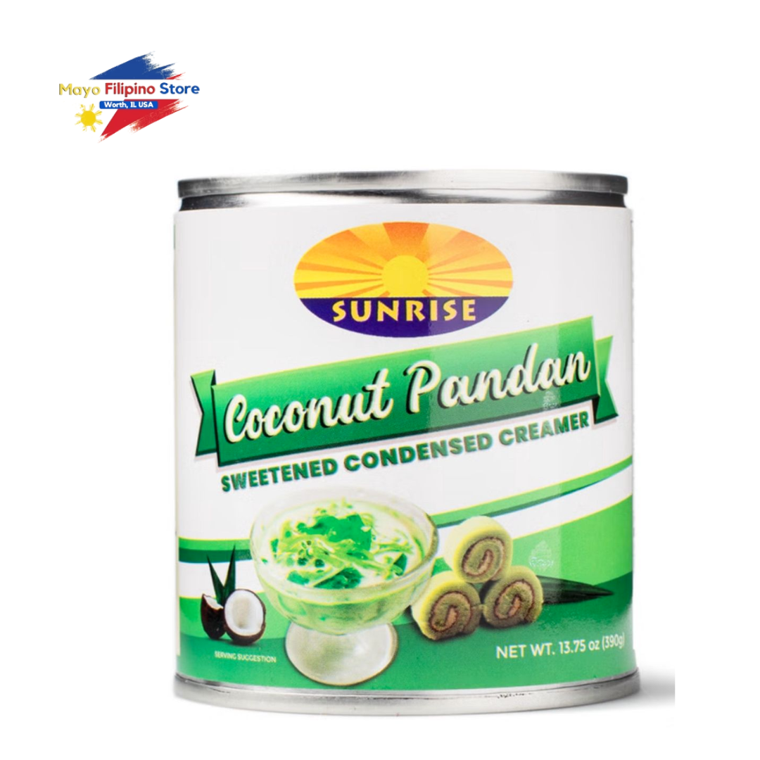 Sunrise Condensed Milk Buko Pandan Flavor 13.75oz 390g