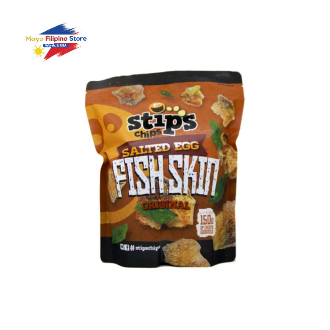 Strips Chips Salted Egg Fish Skin Original