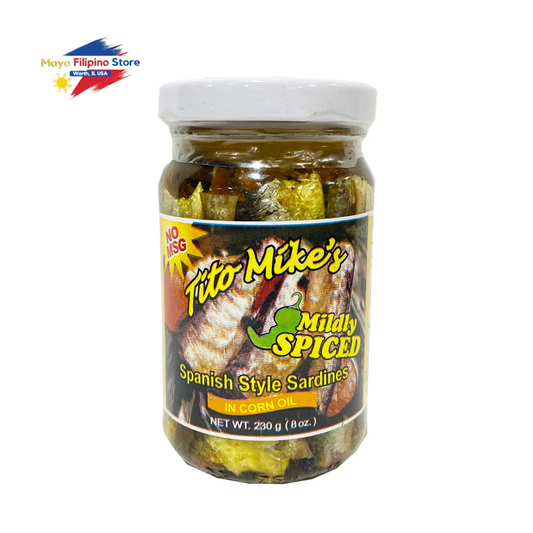 Tito Mike's Mildly Spiced Spanish Sardines