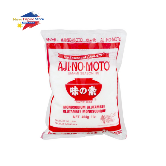 Aji-No-Moto seasoning packet on a white background