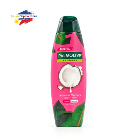 Palmolive Naturals Intensive Moisture Coconut Cream soap bottle on a white background