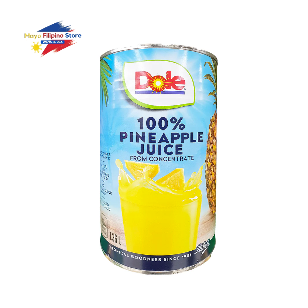 Dole 100% Pineapple Juice 46oz 1.36L