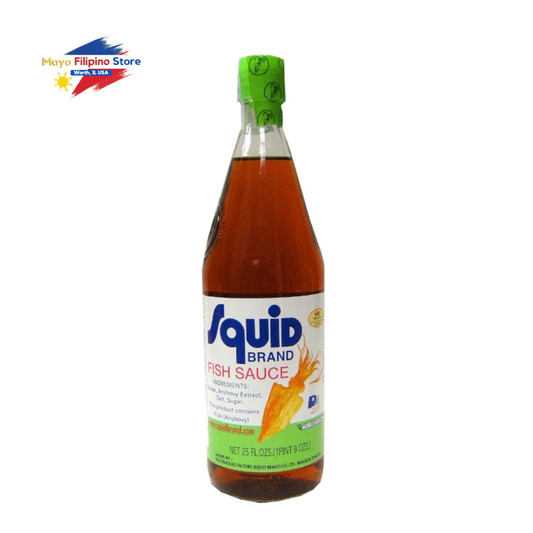Squid Fish Sauce Glass Bottle BIG