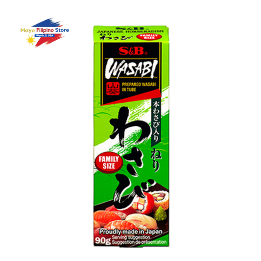 S&B Wasabi In Tube 90g