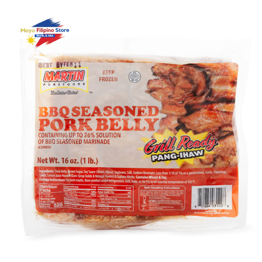 BBQ Pork Seasoned Bork Belly 16oz