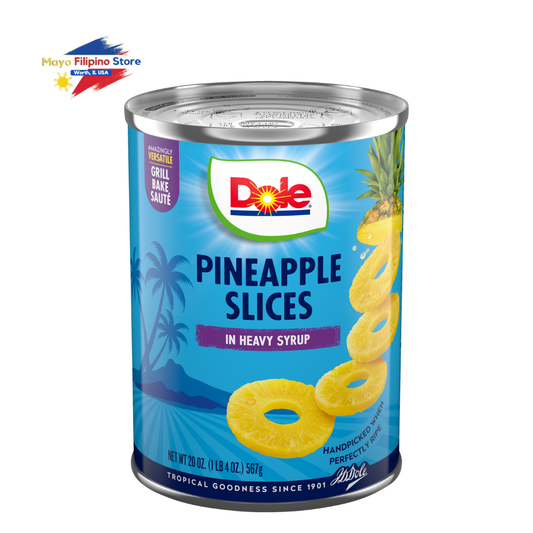 Dole Pineapple Slices in Heavy Syrup 256g