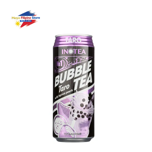Bubble tea taro w/ pearls 16.6oz