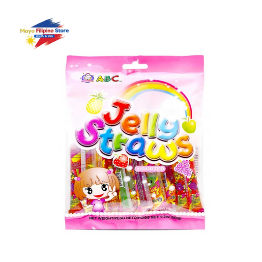 ABC Jelly Straws Jelly Sticks Assorted 260g