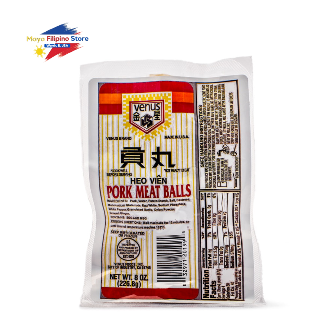 Pork Meat Balls 266g (Venus)