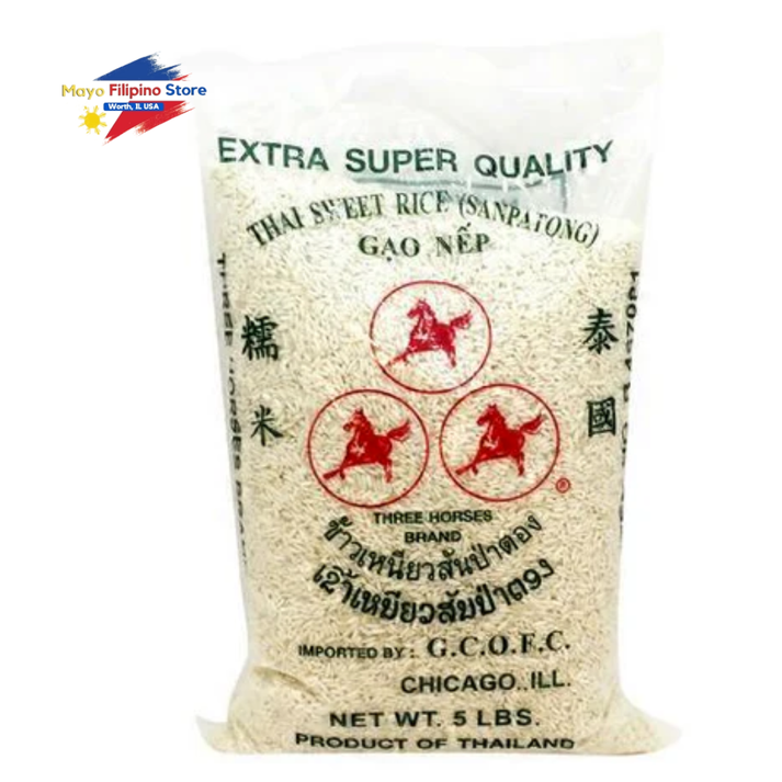 Three Horses Jasmine Rice - 5lbs – Mayo Filipino Store