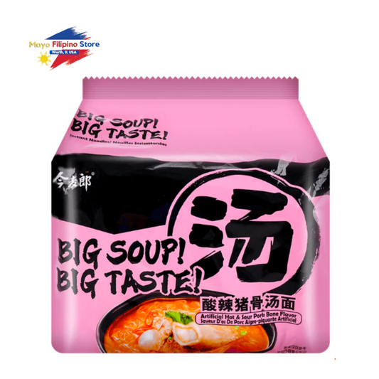 Big Soup Big Taste Hot & Sour Pork JinMailang Individual Pack 138g
