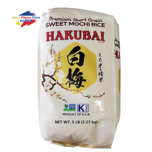 Hakubai Sweet Mochi Rice 5lb