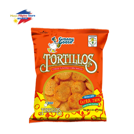 Tortillos Cheese Flavored Corn Snacks 100g