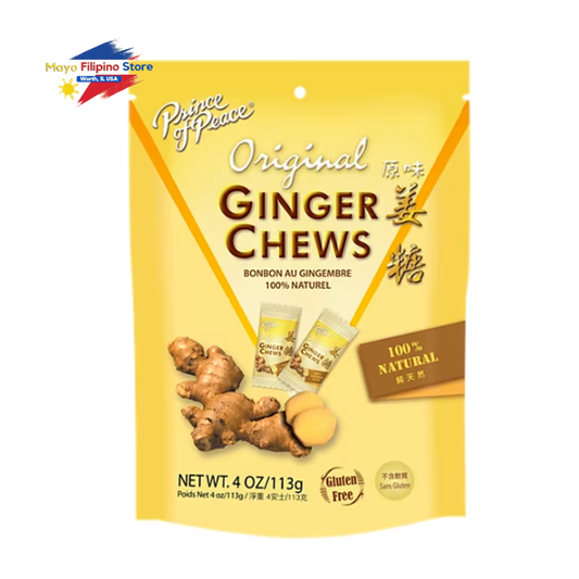 Prince of Peace Lemon Ginger Chews 4oz