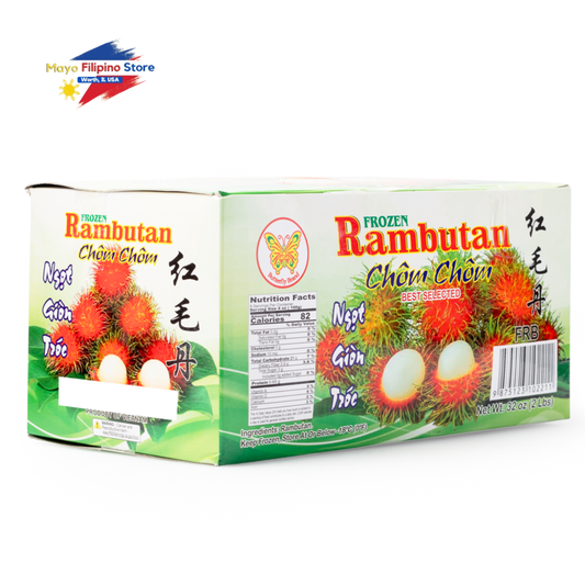 Frozen Rambutan (Butterfly Brand) 2Lb