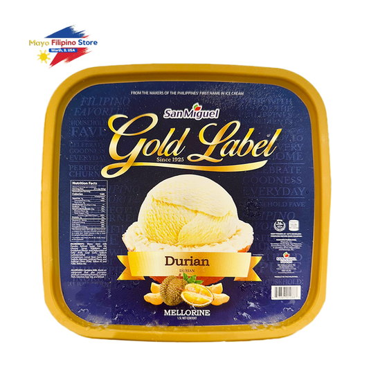 Gold Label Durian Mellorine Ice Cream Tub