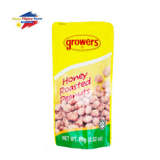 Growers Honey Roasted Peanuts 80g 2.82oz