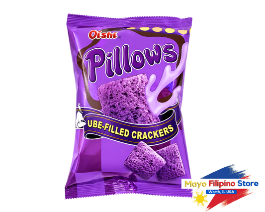 Oishi Pillows Ube Filled Crackers 38g