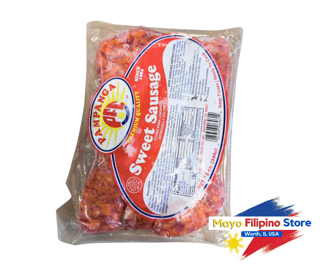 Pampanga Sweet Sausage Pack 12oz