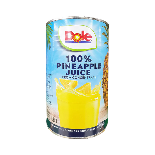 Dole 100% Pineapple Juice 46oz 1.36L