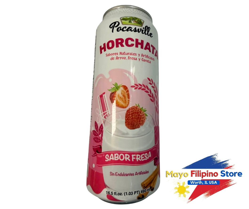 Pocasville Horchata Sabor Fresa 490ml