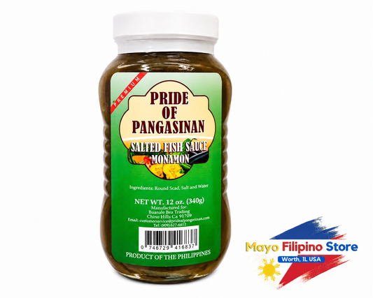 Pride of Pangasinan Salted Fish Sauce Monamon 340g