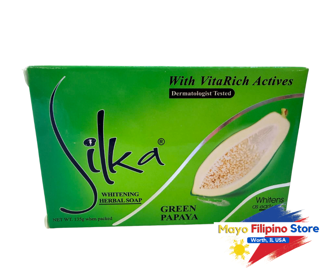 Silka Soap Whitening Green Papaya