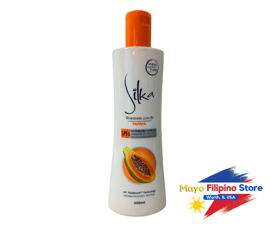 Silka Whitening Lotion Papaya SPF6 300ml