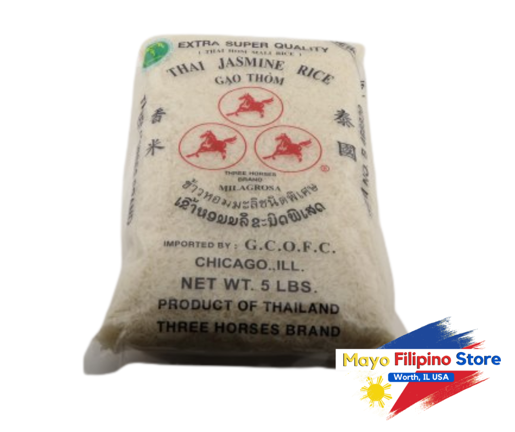 Three Horses Jasmine Rice - 5lbs