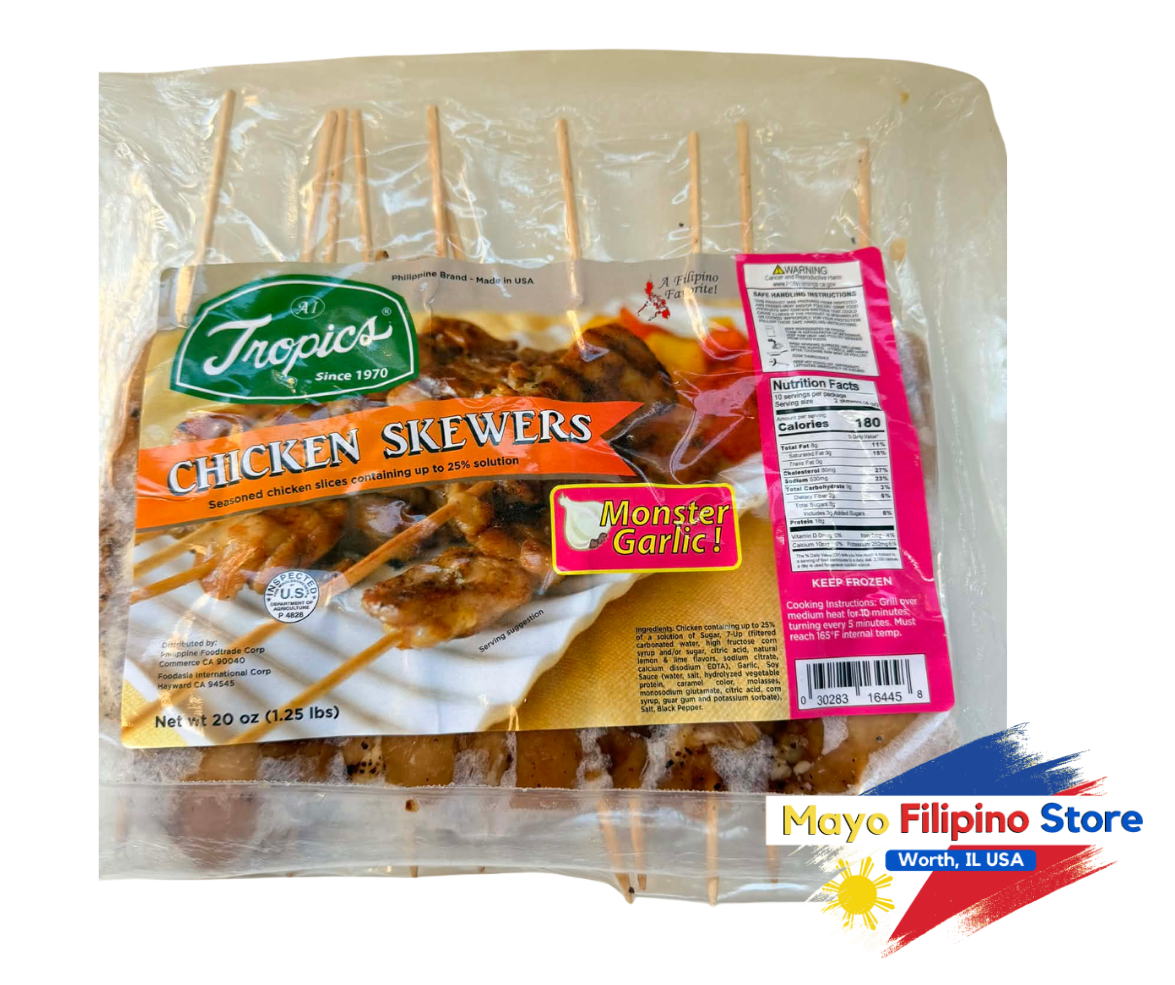 Tropics Chicken Skewers 20oz