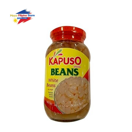 Kapuso White Beans in Syrup - 12oz - 340g