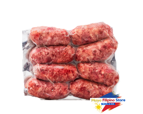 Pampanga Bulk Sweet Sausage Longanisa 8pcs in a Pack 1.05lb