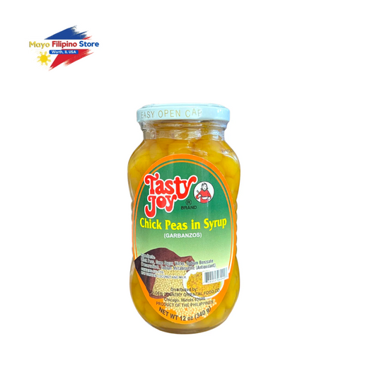 Tasty Joy Chic Peas in Syrup 12oz 340g