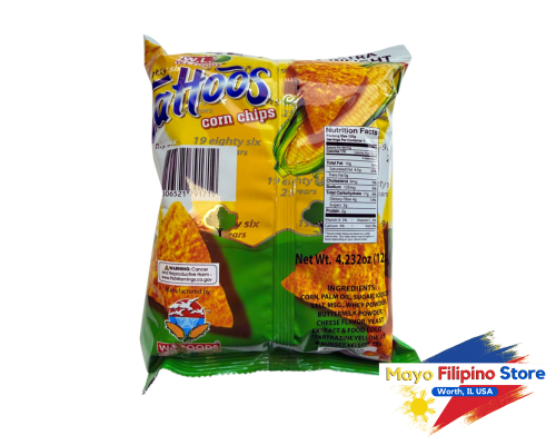 WL Foods Tattoos Corn Chips 120g