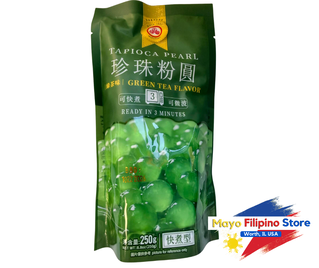 Wufu Yuan Tapioca Pearl Green Tea Flavor 250g