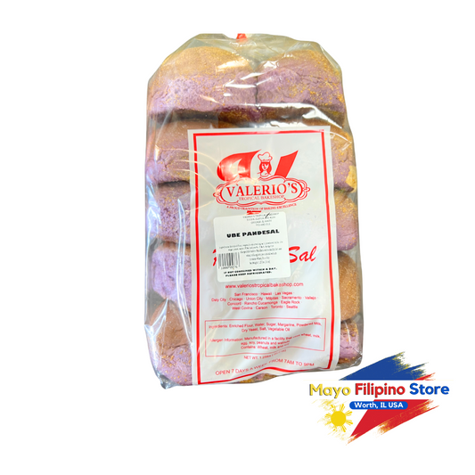 Ube Pan De Sal Valerio's Tropical Bakeshop
