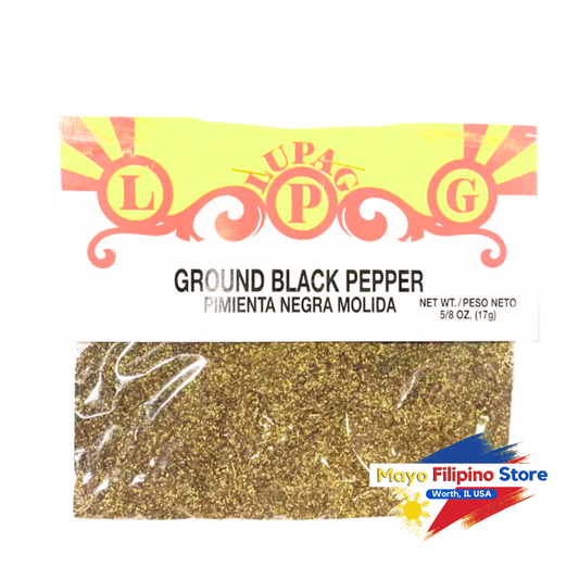 Lupag Ground Black Pepper Pimienta 17g